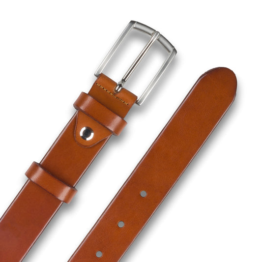 Ledergürtel cognac braun 3 cm breit