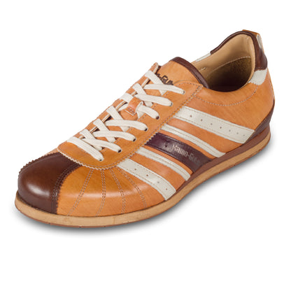 KAMO-GUTSU Sneaker Herren braun/weiß, Kalbsleder (TIFO-049 siena tdm)