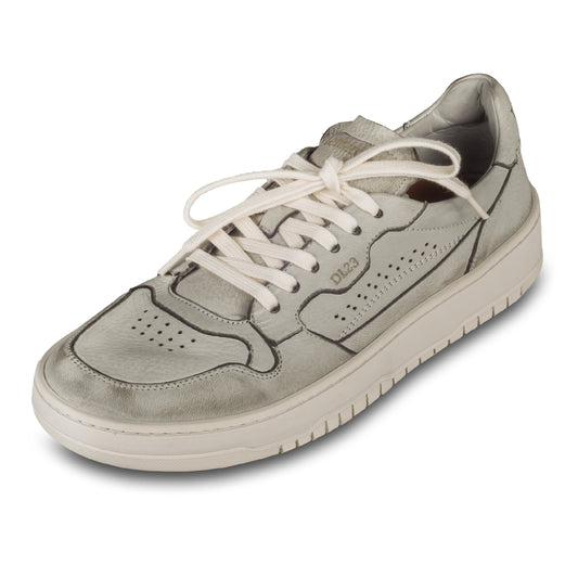 LEMARGO Sneaker Herren grau, Hirschleder handgefärbt (HB01A Cervo Perla)