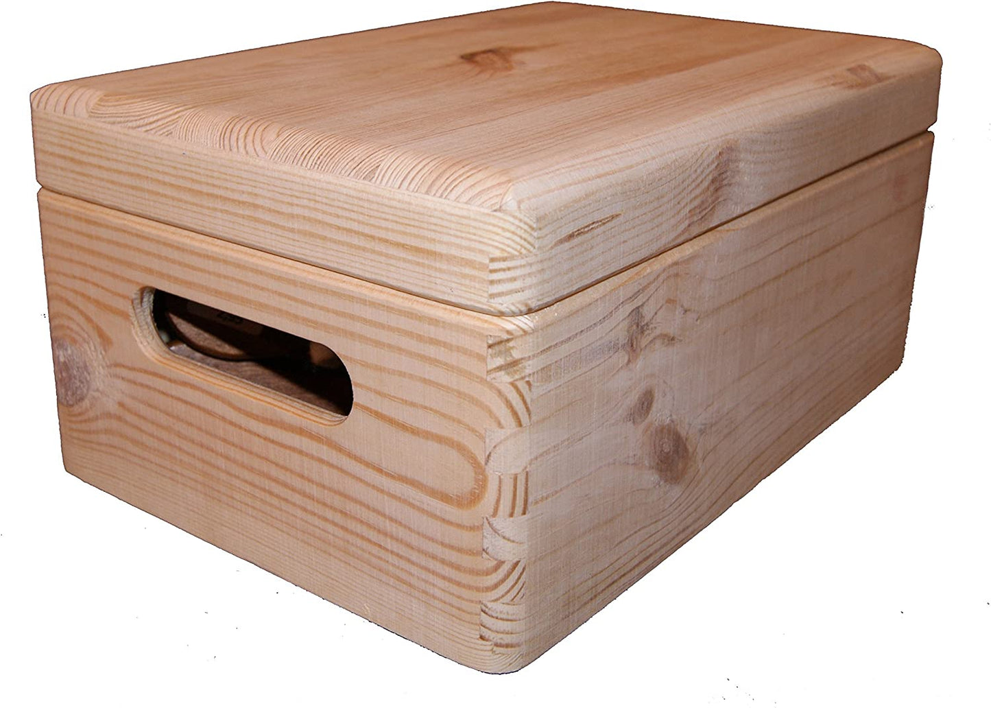 Schuhputzkiste mit Burgol & Solitaire Pflegeprodukten - 17teilig, Kiefernholz