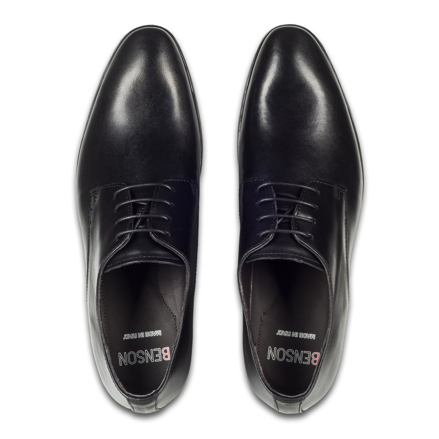 Nicola Benson | Plain Derby Anzugschuhe schwarz