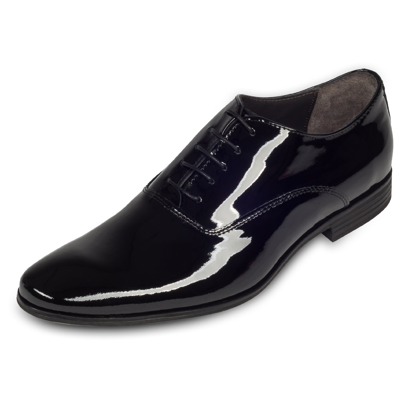 Nicola Benson | Italienische Lackschuhe Oxford schwarz. Letzte Gr. 42/42.5 SALE!